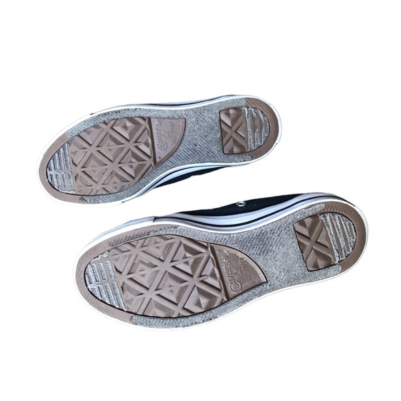 Women’s Converse shoes all star black with white bills size 6 good condition - Picture 4 of 5